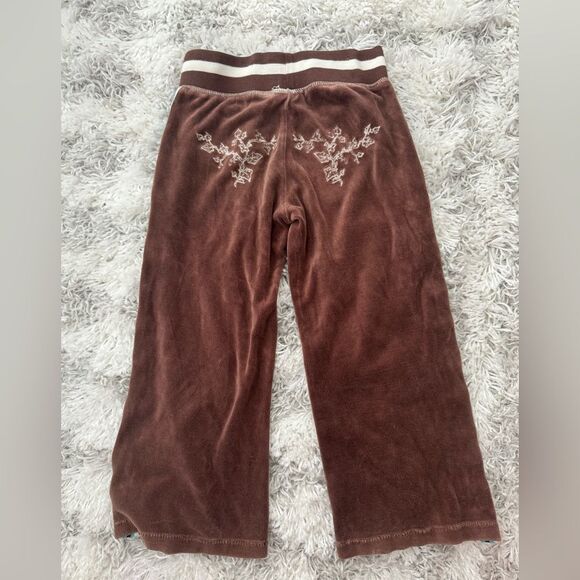 Vintage Hello Kitty Brown Velour Drawstring Pants - Picture 3 of 6